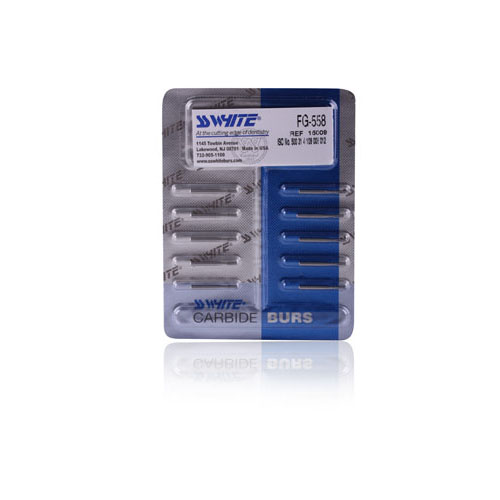 Standard Operative Carbide Burs, FGSS, Straight Cross Cut Fissure, # 558, 10/Pk, 15048 thumbnail 9