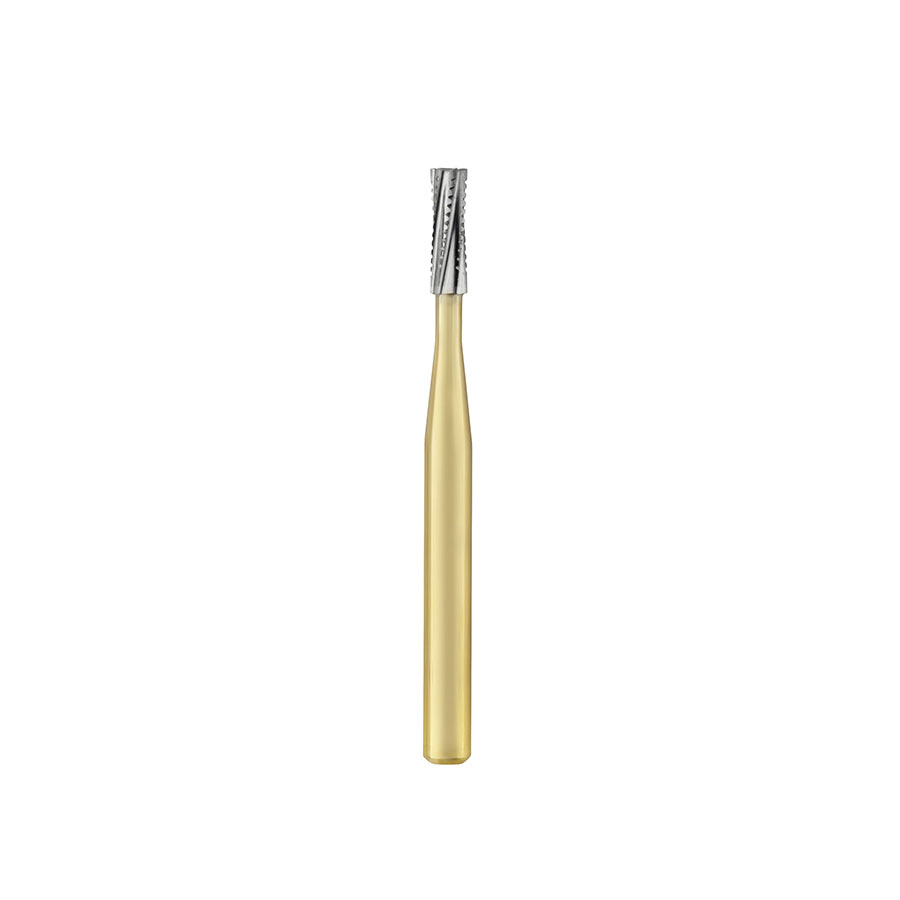 Great White Gold Series Carbide Burs, FG, Straight Cross Cut Fissure, # 558, 10/Pk, 18222 thumbnail 8