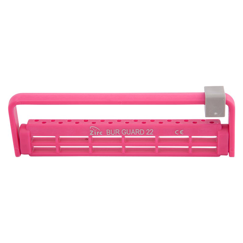 Steri-Bur Guard Plastic Bur Block, 22-Hole, Neon Pink, 1/Pk, 50Z410S thumbnail 2