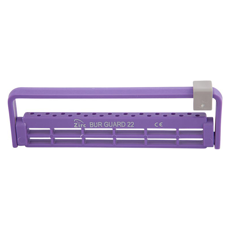 Steri-Bur Guard Plastic Bur Block, 22-Hole, Neon Purple, 1/Pk, 50Z410R thumbnail 2