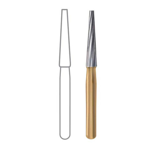 Midwest® #7206 T&F Carbide Bur Taper Cone FG Pack of 10 thumbnail 3