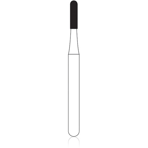 NTI Crown Remover Cabide Burs, FG, Round End Cylinder Cross Cut, # 1958, 1.2 mm, Fine, 5/Pk, H36RS-012 product image