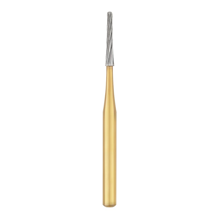 12-Blade Trimming & Finishing Carbide Burs, FG, Round End Taper, # 7642, 5/Pk, 15642-5 thumbnail 5