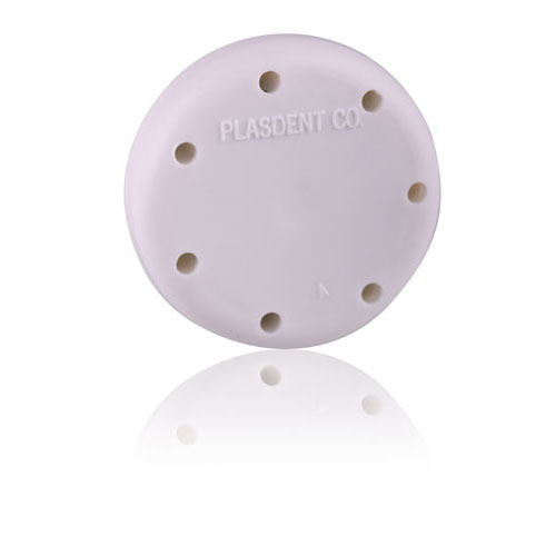 Magnetic Bur Block 7-Hole Small Round White, 400BS-1 thumbnail 3