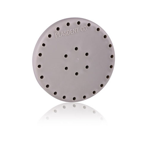 Magnetic Bur Block, 28-Hole, Large Round, Gray, 1/Pk, 400BL-9 thumbnail 3