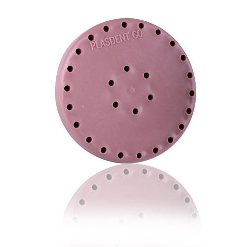 Magnetic Bur Block, 28 Burs Capacity, Large Round, Mauve, 1/Pk, 400BL-10 thumbnail 2