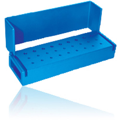 Bur Block Aluminum 27 Hole Blue Swivel Top Ea thumbnail 3