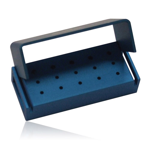 Bur Block Aluminum 15 Hole Blue Ea thumbnail 2