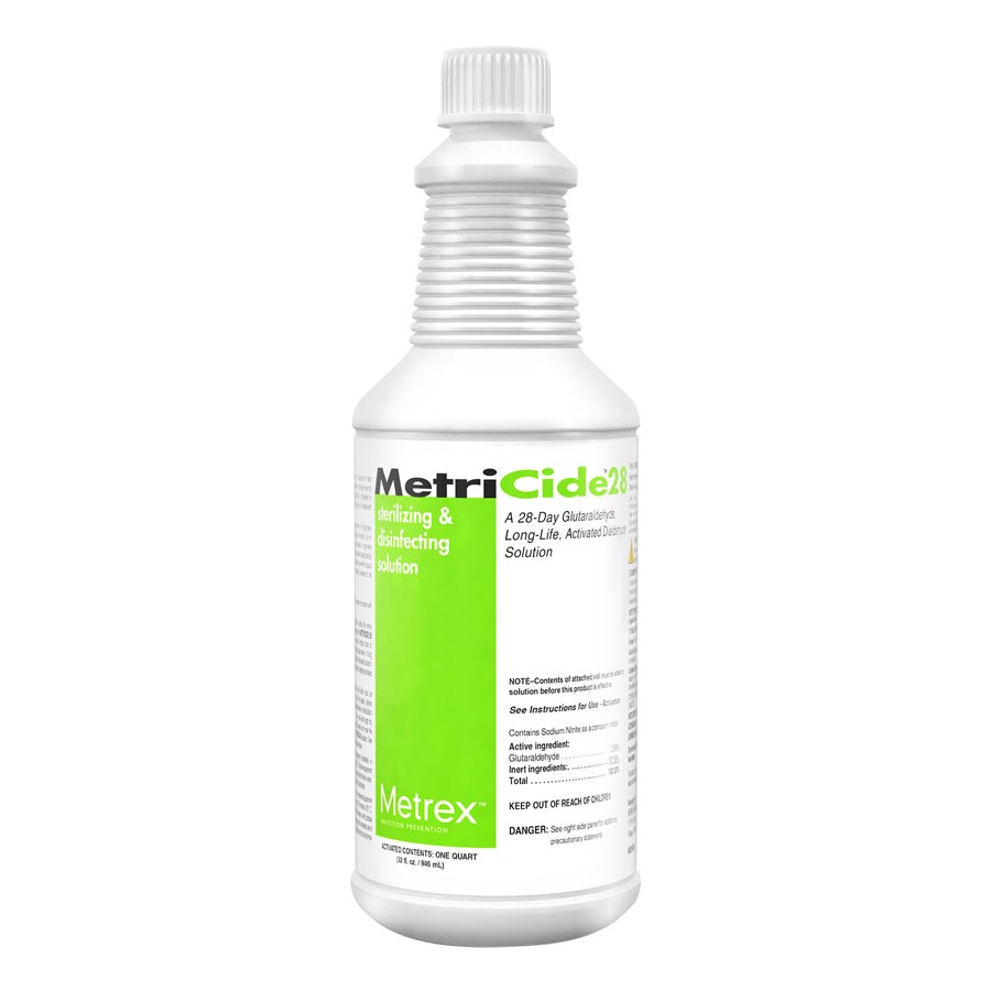 Metricide 28 Quart  (2.5% Glutaraldehyde) 1Qt 10-2805 - Metricide 28 Quart  (2.5% Glutaraldehyde) 1Qt 10-2805 - Image 1