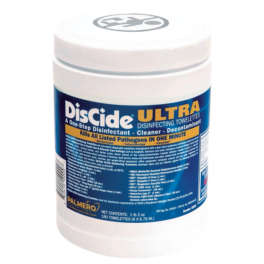 DisCide Ultra Disinfectant Towelette Small 160/Pk product image
