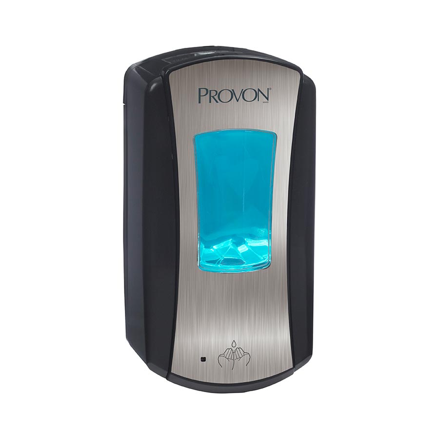 Provon LTX-12 Touch-Free Dispenser 1200mL Chrome/Black 1972-04 - Provon LTX-12 Touch-Free Dispenser 1200mL Chrome/Black 1972-04 - Image 1