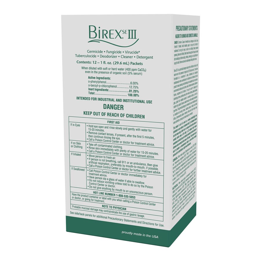 Birex SE III Solution Disinfectant Operatory Pack 1 oz 12/Pk thumbnail 9
