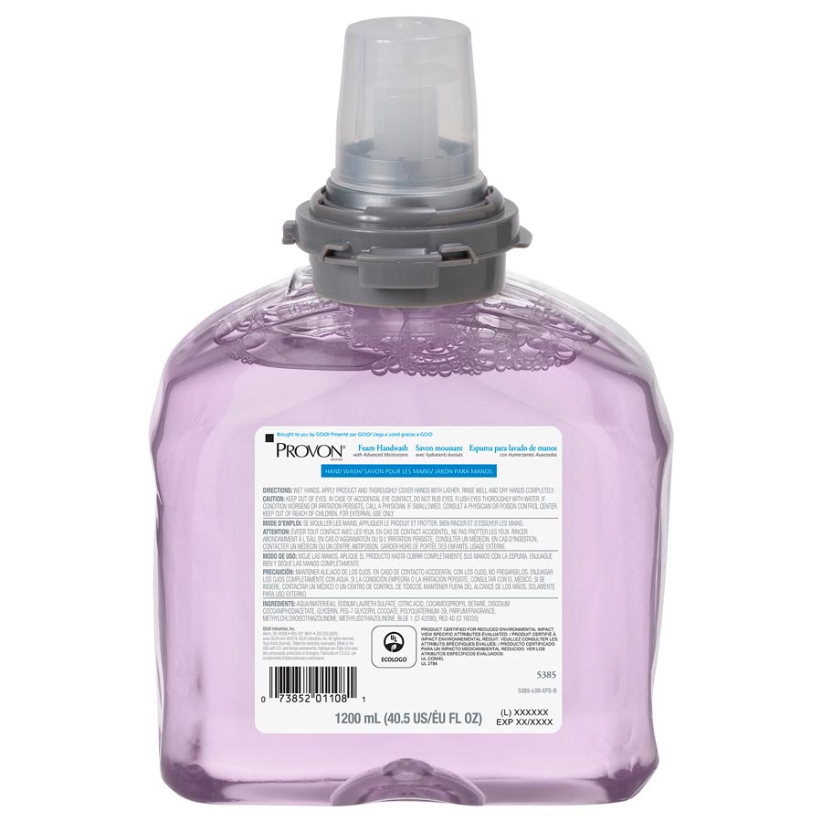 Luxury Foam Wash 1200 mL With Moisturizers Orange Blossom 2/Ca product image