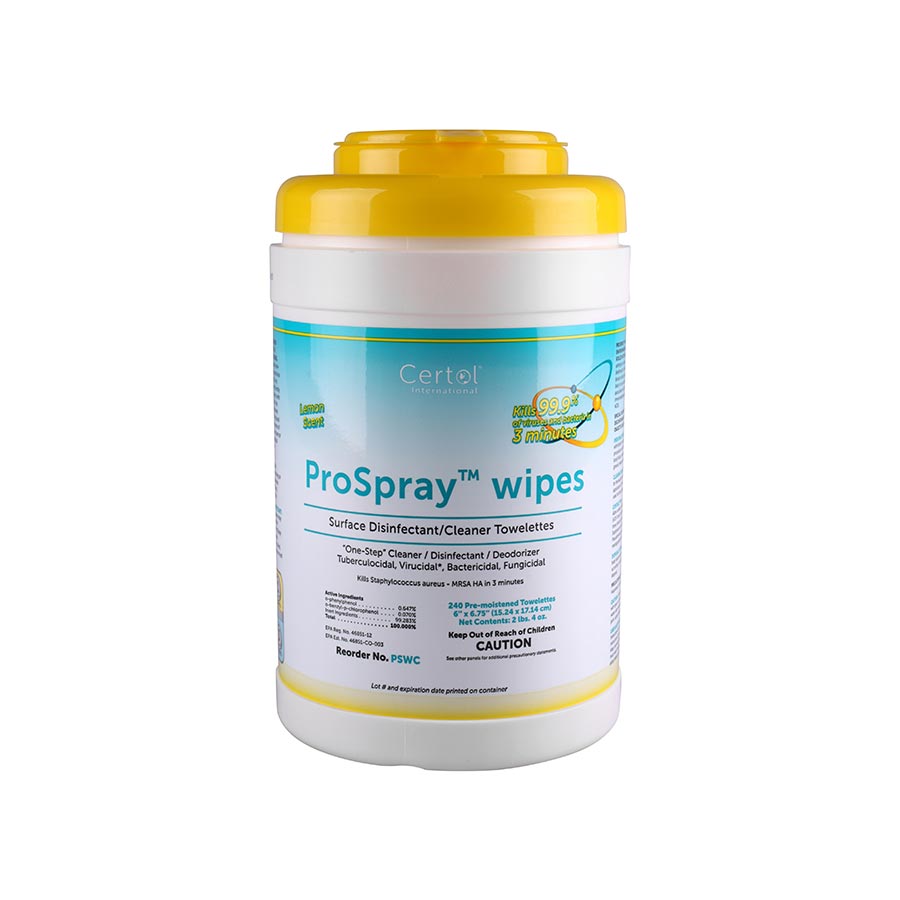 Spec Clean Disinfectant Wipes Canister 240/Cn thumbnail 3