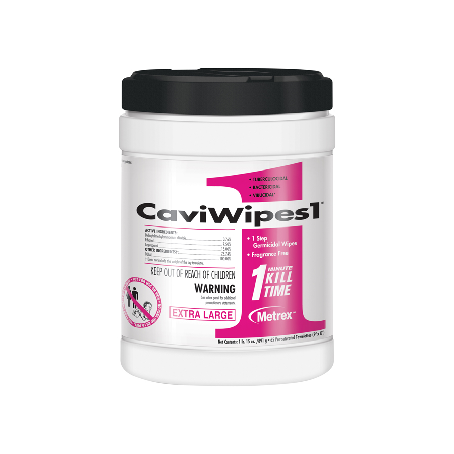 CaviWipes1 Surface Disinfectant X-Large Canister 65/Cn product image
