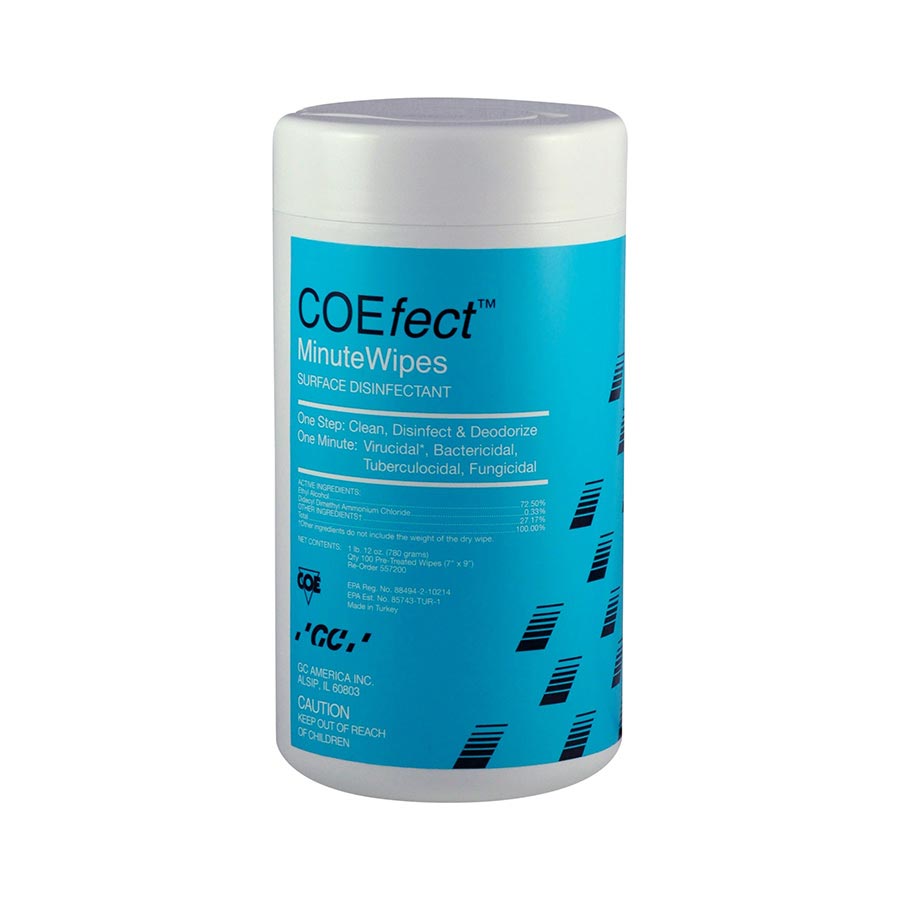 COEfect MinuteWipes Infection Control Surface Disinfectant Canister 160/Cn thumbnail 4