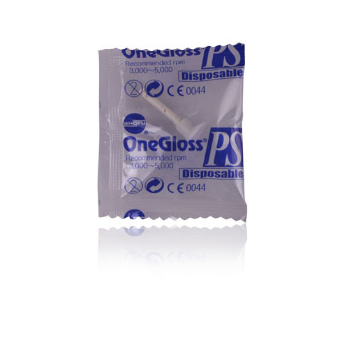 OneGloss PS Disposable Aluminum Oxide Silicon Polishers, CA, Refill, Inverted Cone, # 100, 50/Pk, 0178 product image