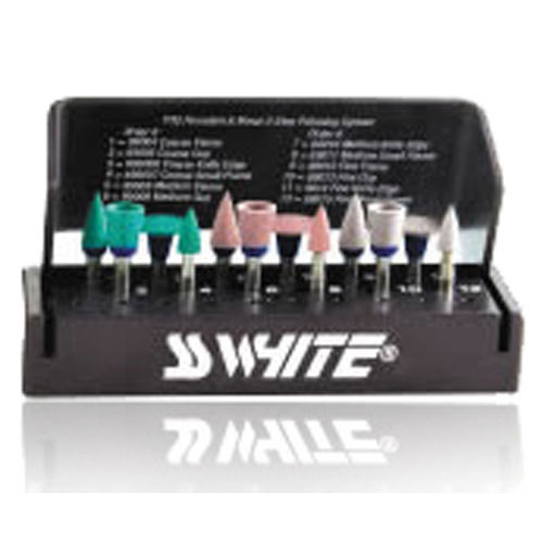 Jazz P3S Diamond Polishers, RA, 12-Piece Kit with Autoclavable Bur Block, 12/Pk thumbnail 4