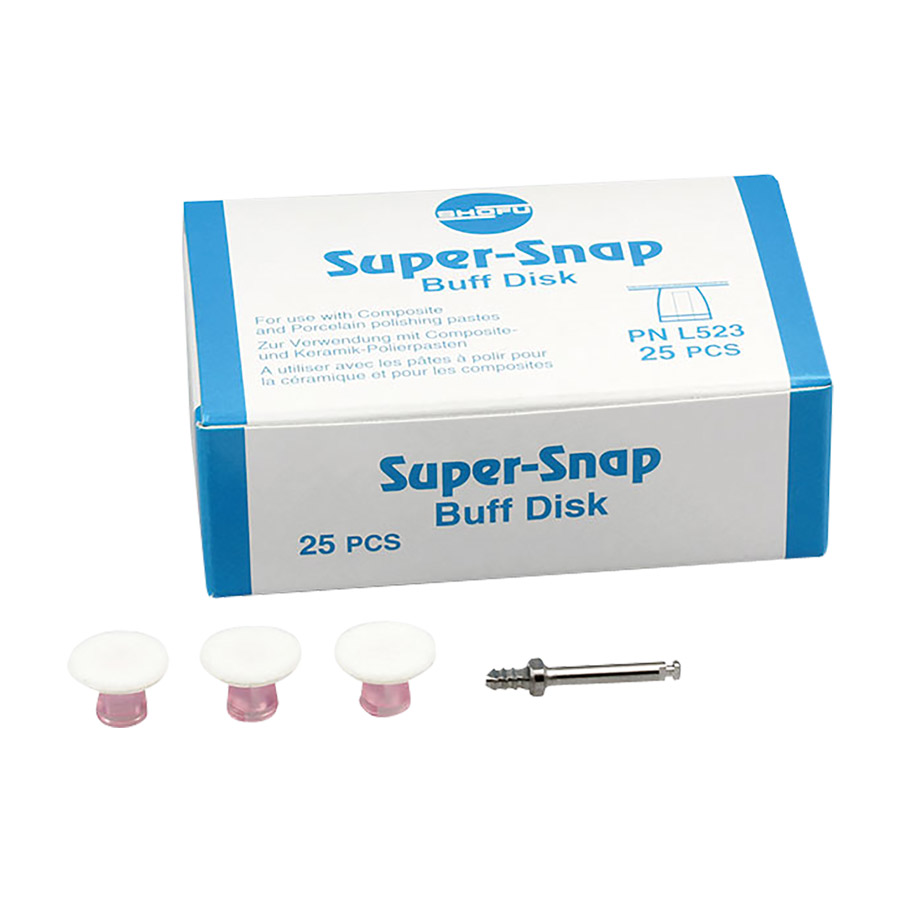 Super-Snap Disposable Buff Disks, CA, Standard, 25/Pk, L523 thumbnail 4