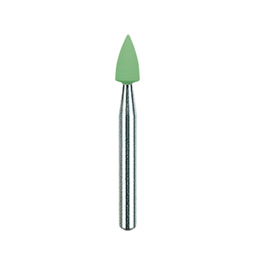 CeraGlaze Polishers, Pre-Polishing, FG, Flame, 3 mm, Coarse, Green, 3/Pk, P353-3 thumbnail 4
