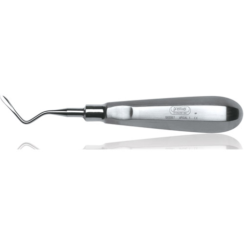 Apical Elevator, Pointed, Single-End, Large Stainless Steel Handle, # 1, 1/Pk, 1003357 thumbnail 3