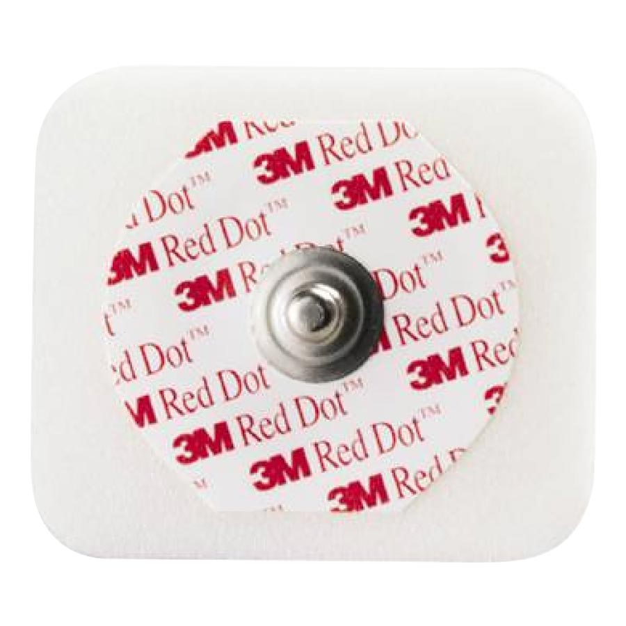 Red Dot Electrode Foam Tape/Gel 4x3.5cm 50/Bag product image