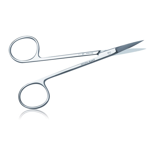 Tissue Scissors, Iris, Straight/Delicate, Stainless Steel, 4-1/2", 1/Pk, 9085200 thumbnail 4