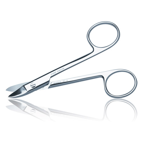 Crown and Collar Scissors, Curved, Sharp, 5", 1/Pk, 9085346 thumbnail 3