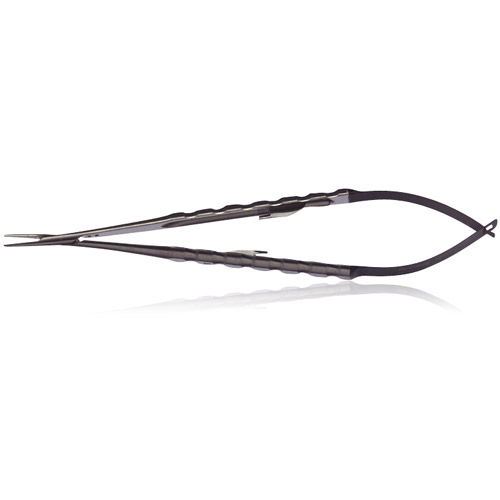 Diamond Dusted Micro Straight Castro Needle Holder 7" - Diamond Dusted Micro Straight Castro Needle Holder 7" - Image 1