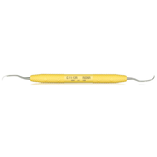 Amazing Gracey Curette, Double-Ended, 11/12, Rigid, Yellow, 1/Pk, R026R thumbnail 5