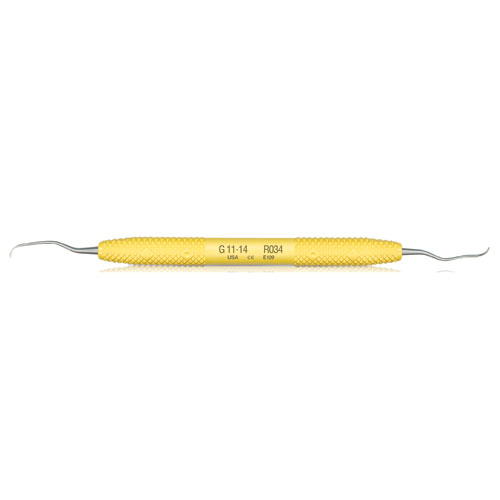 Amazing Gracey Curette, Double-Ended, 11/14, Yellow, 1/Pk, R034 thumbnail 5