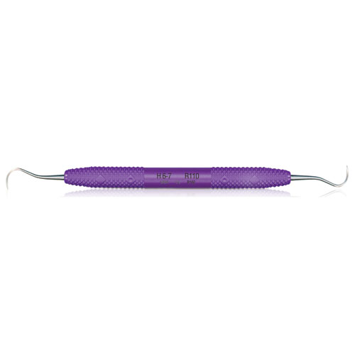 Cruise Line Sickle Scaler, Double-Ended, H6/7, Anterior, Purple, 1/Pk, R110 thumbnail 9