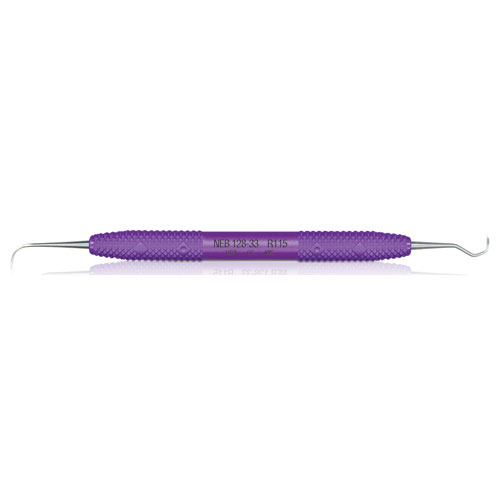 Cruise Line Sickle Scaler, Double-Ended, N128/33 Nebraska, Anterior, Purple, 1/Pk, R115 thumbnail 6