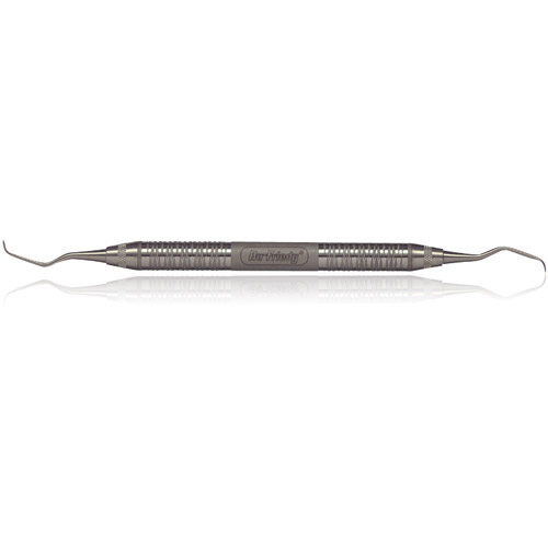 Curette Goldman Fox Double End Size 2 #6 Satin Steel Immunity Steel Ea thumbnail 2