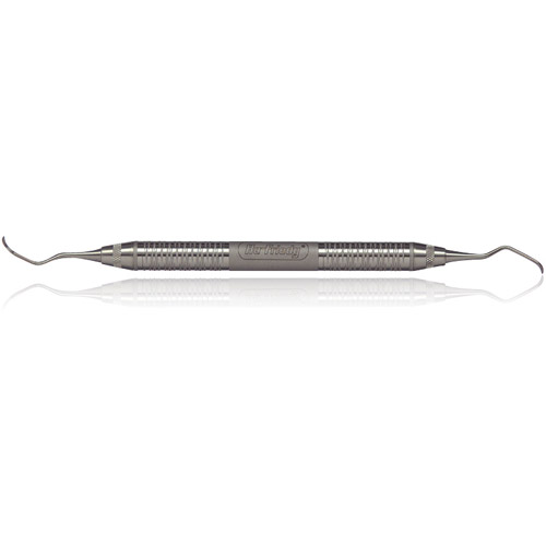 Curette Goldman Fox Double End Size 4 #6 Satin Steel Immunity Steel Ea thumbnail 2