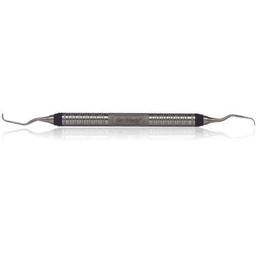 #1/2 Langer Rigid Curette with #6 Satin Steel Handle - #1/2 Langer Rigid Curette with #6 Satin Steel Handle - Image 1