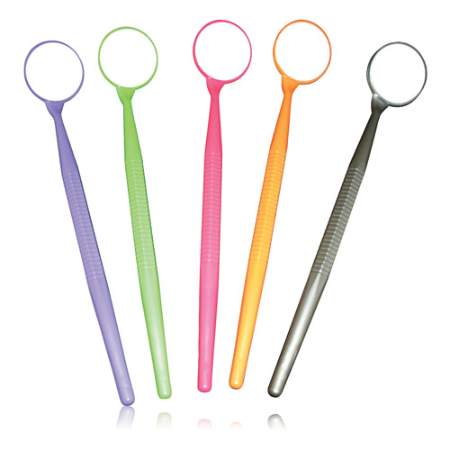 Hand Mega Mirror 15.5 in 2.5 in Lens Neon Green Ea product image