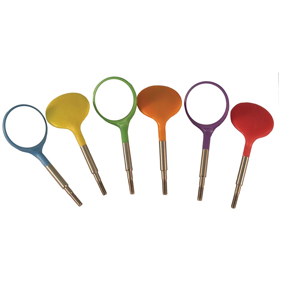 Zirc - #4  Asst'D Neon Crystal Hd Plastic Head 12Pk Cs thumbnail 9