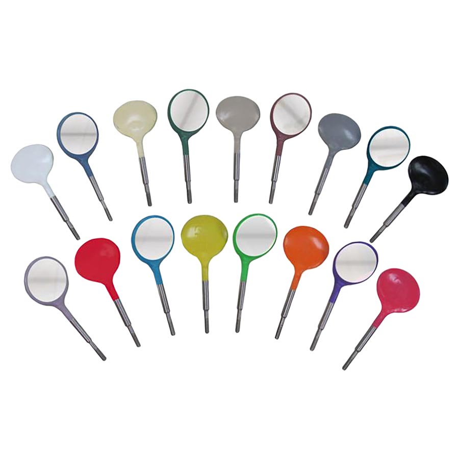 Crystal HD Plastic Mirror Heads, Cone Socket, # 5, Blue, 12/Pk, 50Z372B product image