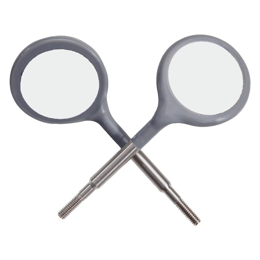 Crystal HD Double-Sided Mirror Heads, Cone Socket, # 4, Gray, 4/Pk, 50Z374 thumbnail 9