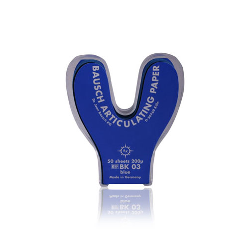 Arti-Check Micro-Thin Articulating Paper, Horseshoe, 200 microns, Blue, 50/Pk, BK03 thumbnail 9