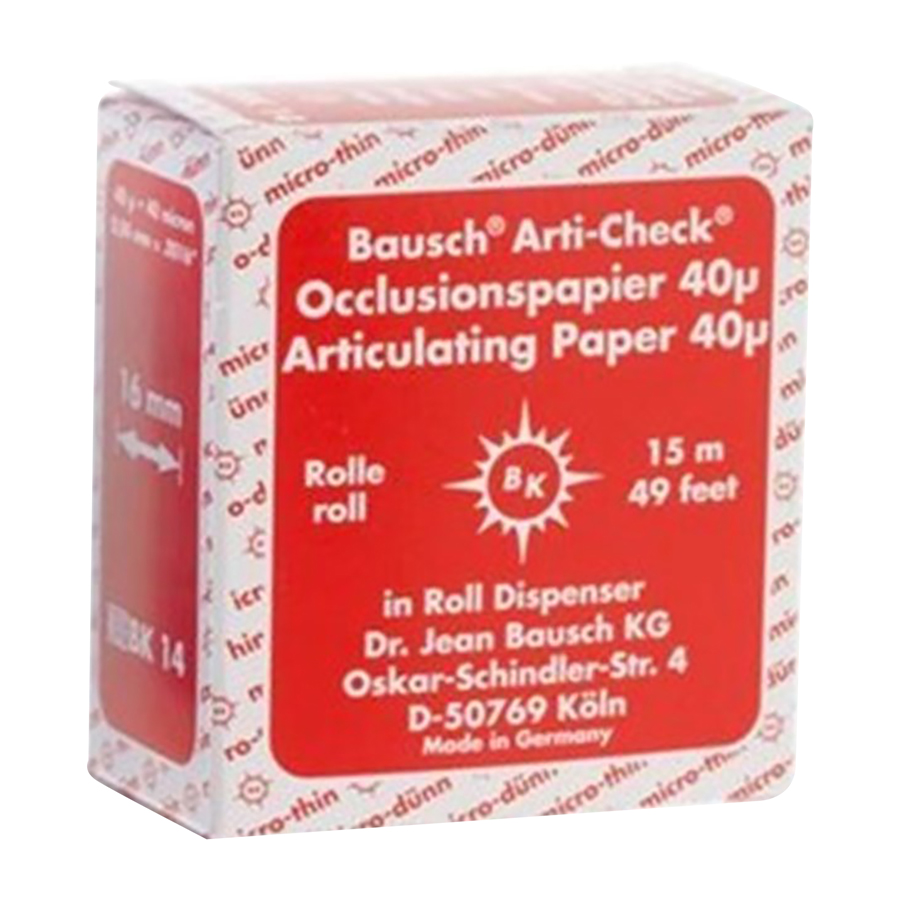 Arti-Check Articulating Paper Roll, with Dispenser, 40 microns, Red, 16 mm x 15 m/Roll, BK14 thumbnail 7