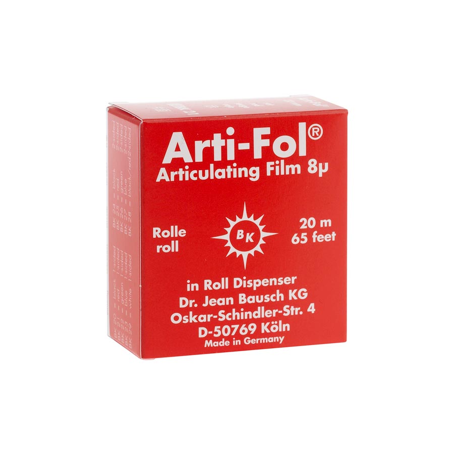 Arti-Fol Articulating Film Ultra Thin BK-21 Red Single Sided Roll in Dispenser thumbnail 7