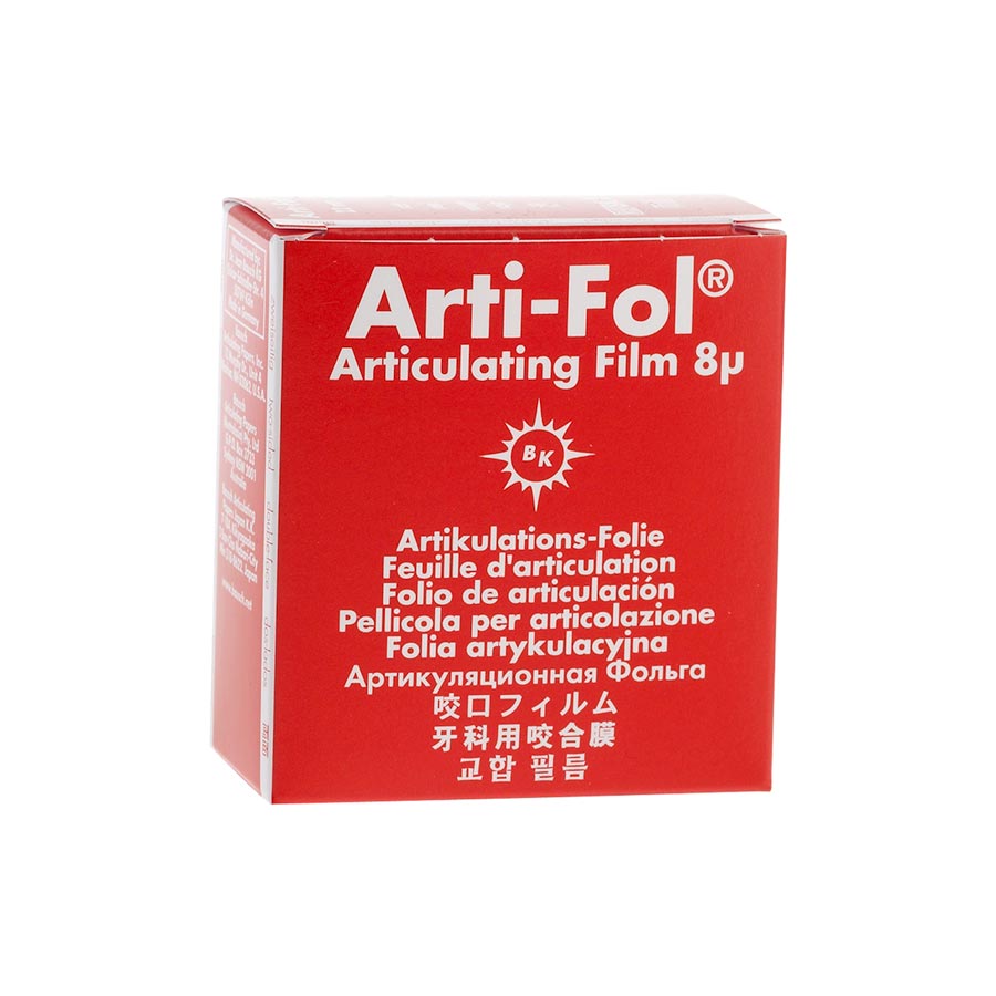 Arti-Fol II Ultra-Thin Two-Sided Articulating Film, 8 microns, 22 mm x 20 m, Red/Red, 1 Roll/Pk, BK25 thumbnail 8