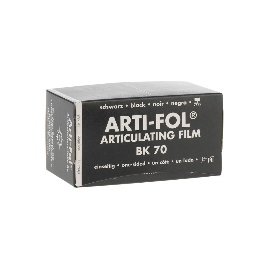 Arti-Fol Plastic in Cardboard-box 1-Sided 75mm x 20m Black - Arti-Fol Plastic in Cardboard-box 1-Sided 75mm x 20m Black - Image 1