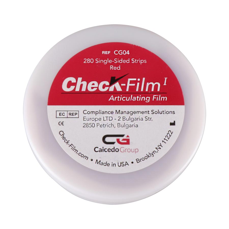 Check-Film Red 1 Sided Box of 280 Strips - Check-Film Red 1 Sided Box of 280 Strips - Image 1