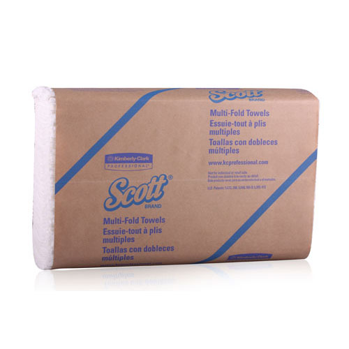 Scott, Scott Essential Multi-Fold Paper Towels, 9.2" x 9.4", 1-Ply, White, 4000/Case, 01804 thumbnail 20