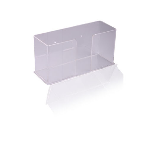 C-Fold Towel Holder, Acrylic, 11 7/8" x 5 3/4" x 4 1/4", Clear, 1/Pk, 1206 thumbnail 4