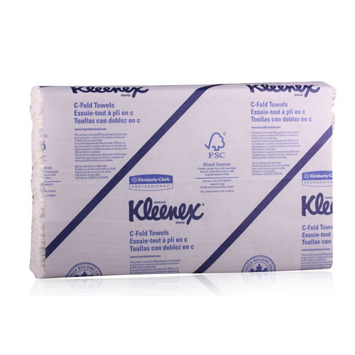 Kleenex Paper Towel C-Fold Disposable 40% Recycled Fiber White 2400/Ca thumbnail 3