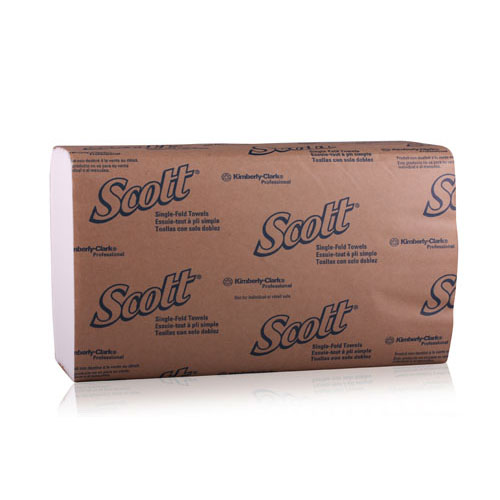 Scott Hand Towel Single Fold Disposable Fbr 1 Ply 10.25 in x 9.3 in Wt 4000/Ca product image